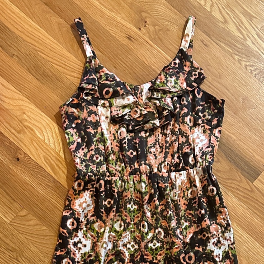 Calvin Klein Floral Patterned Sleeveless Dress